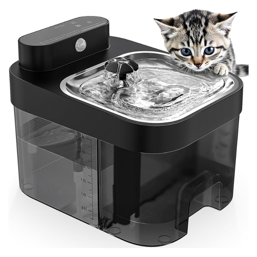 Dual-Tank Automatic Cat Water Fountain